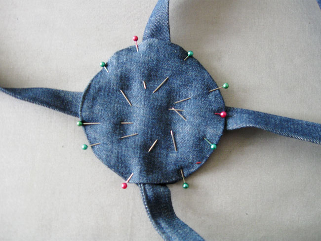 Step 6 sew 2nd circle