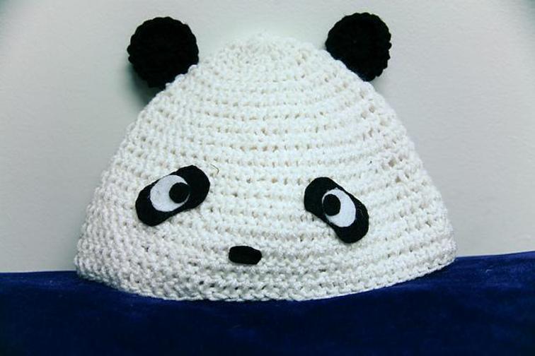 Panda Crochet Hat Pattern