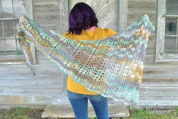 calypso shawl crochet pattern