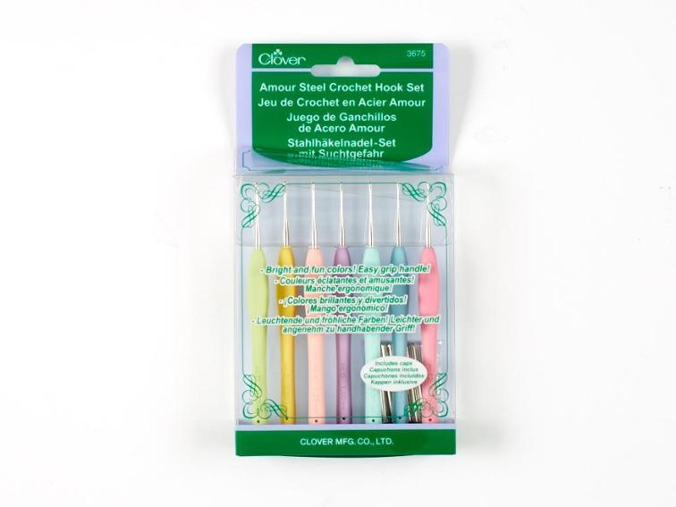 Clover Amour Steel Crochet Hooks