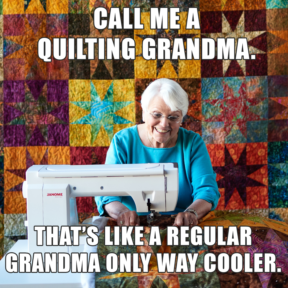 Quilting Grandma