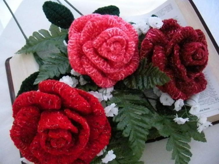 crochet roses pattern