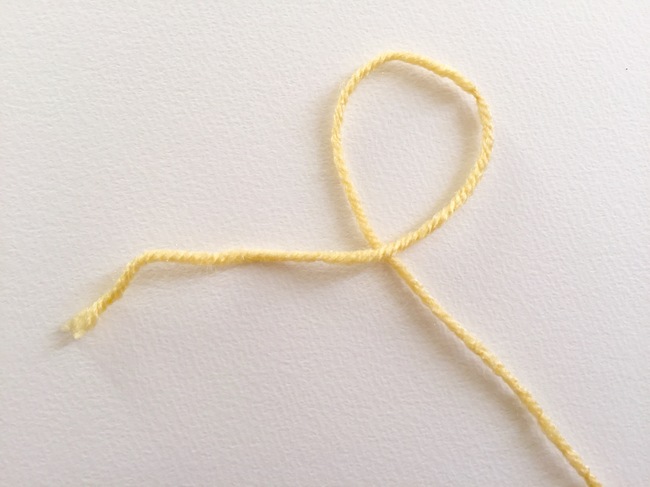 start a slip knot for crochet
