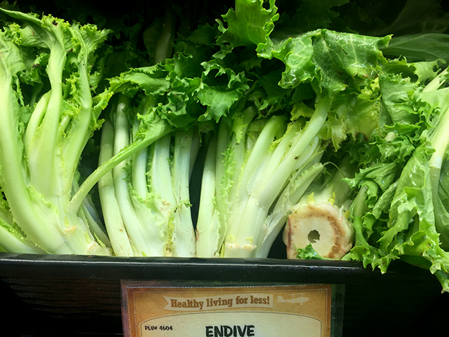 Lettuce-like endives 