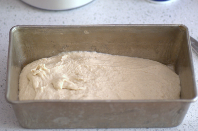 How to make English Muffin Bread, pre-rise