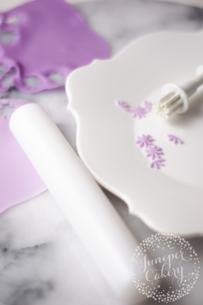 Sugar fondant lavender tutorial