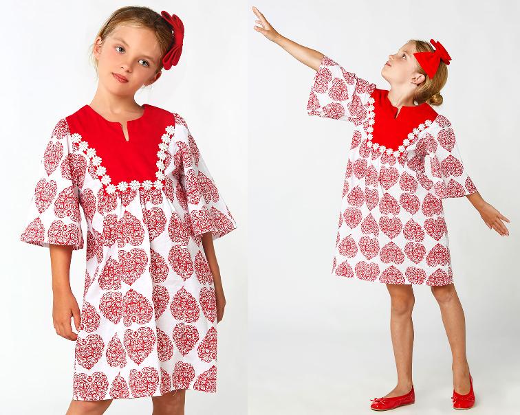 Girls Dress Sewing Pattern