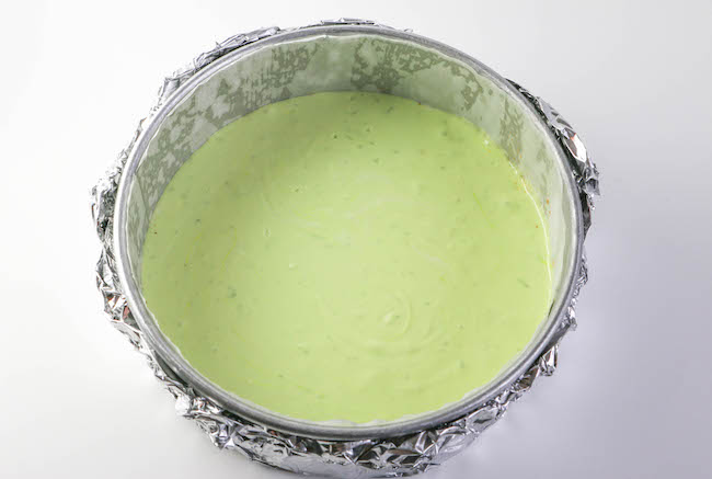 Adding the First Cheesecake Layer | Erin Gardner