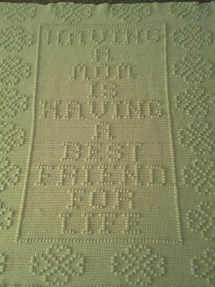 mothers day crochet blanket