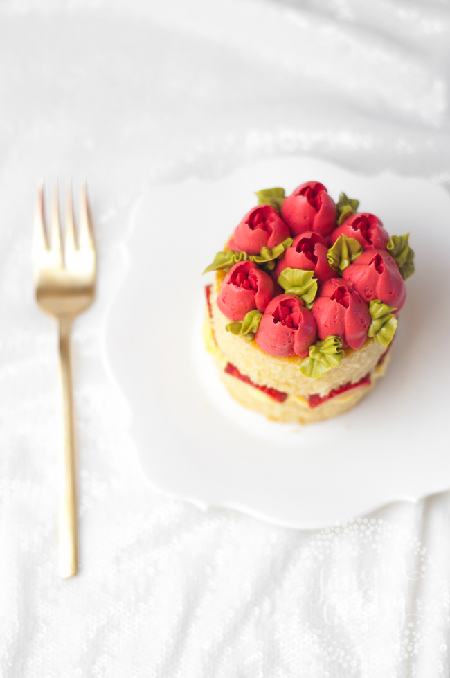 Mother's Day mini cakes tutorial