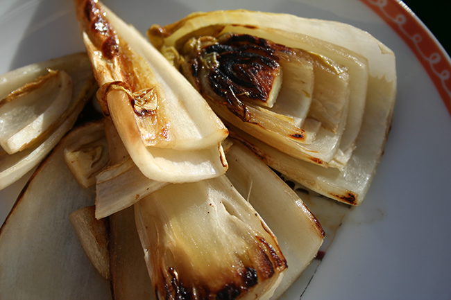 Pan fried endives