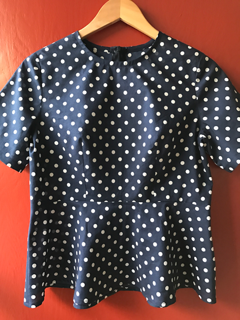 How to Sew a Peplum Top
