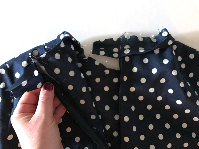sewing neckline