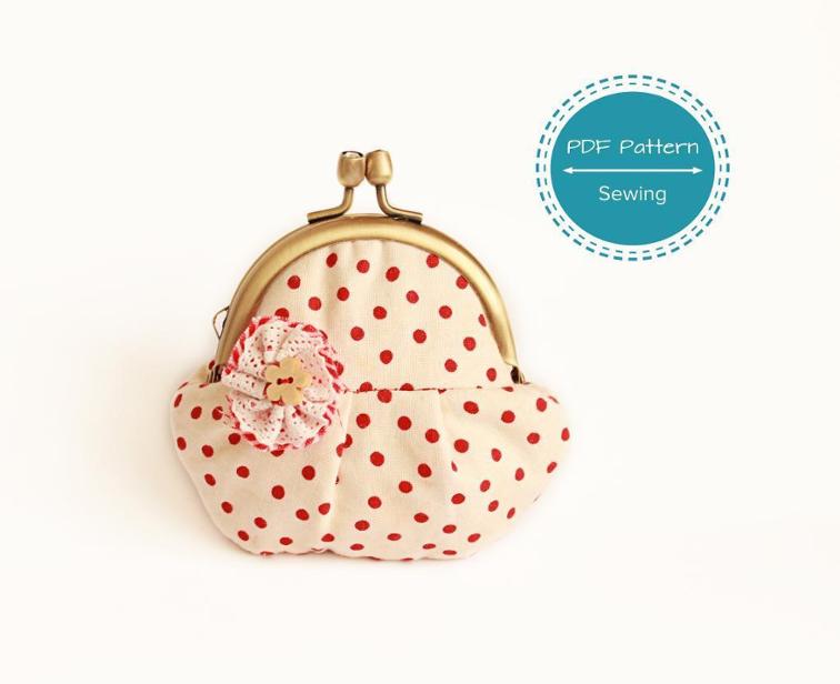 Ruffle Coin Purse Pattern