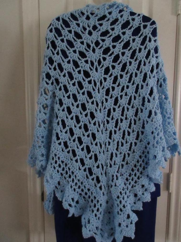 sea shells shawl crochet pattern