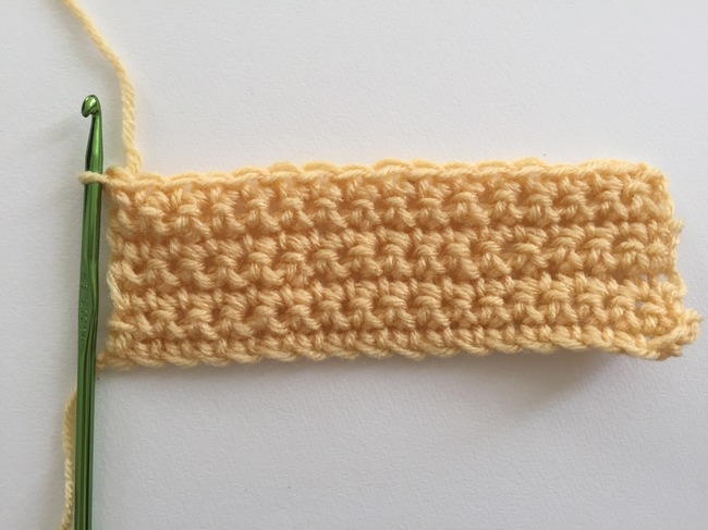 rows of single crochet