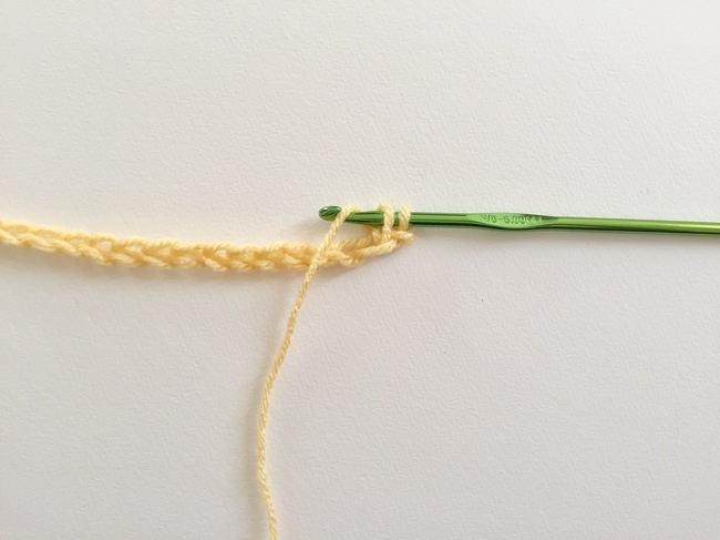 yarn over for single crochet