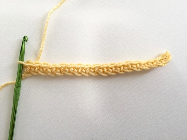 row of single crochet