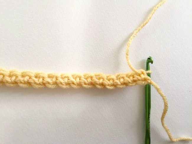 single crochet stitches