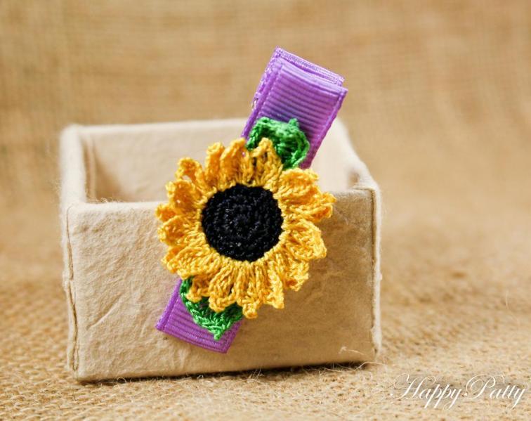 Sunny Small Sunflower Crochet Pattern