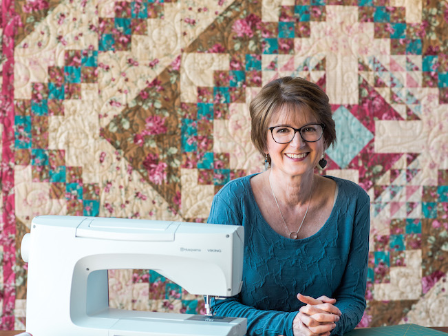 Kate Colleran, Flower Basket Quilt Designer