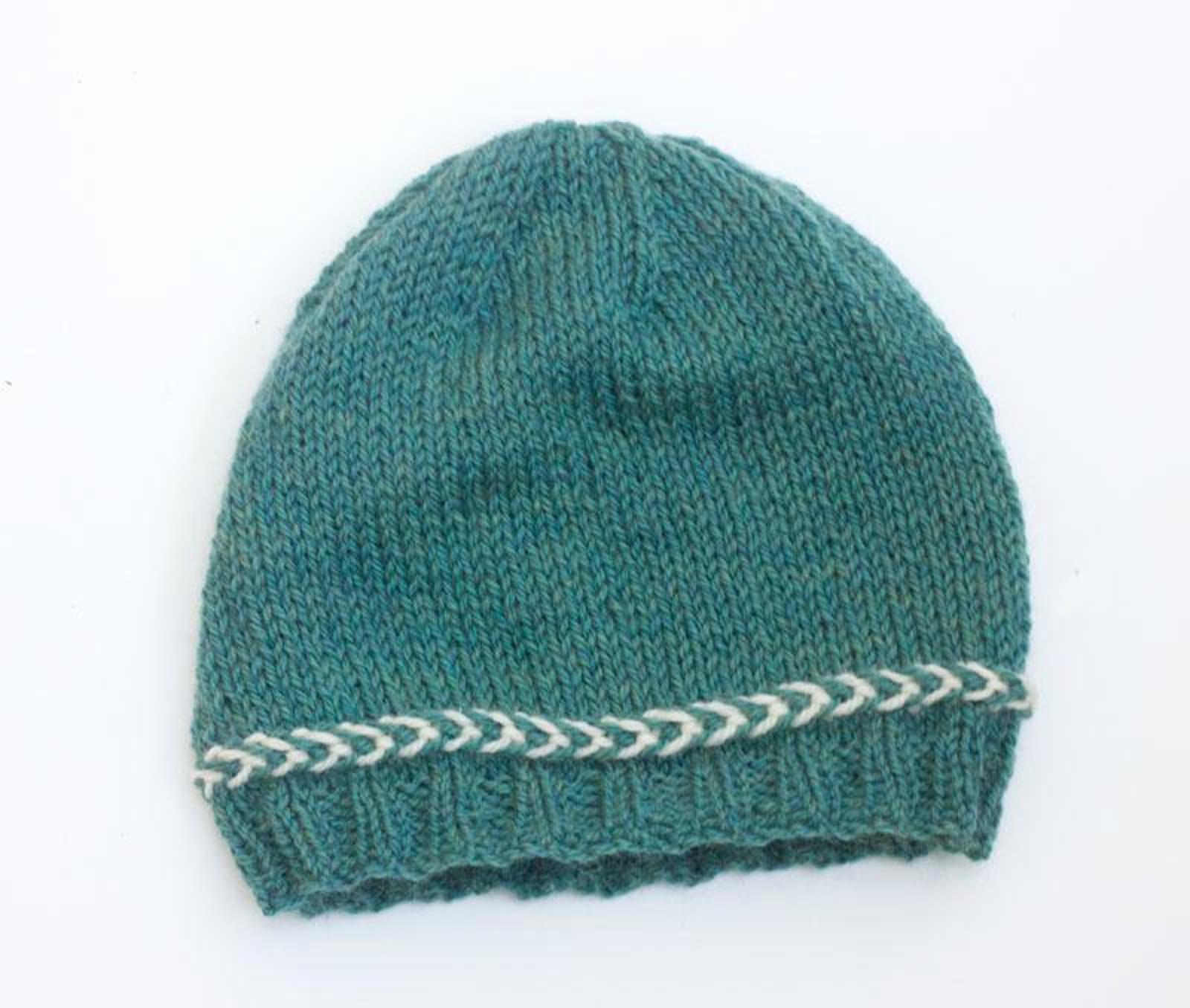 Latvian Braid Hat Knitting Pattern