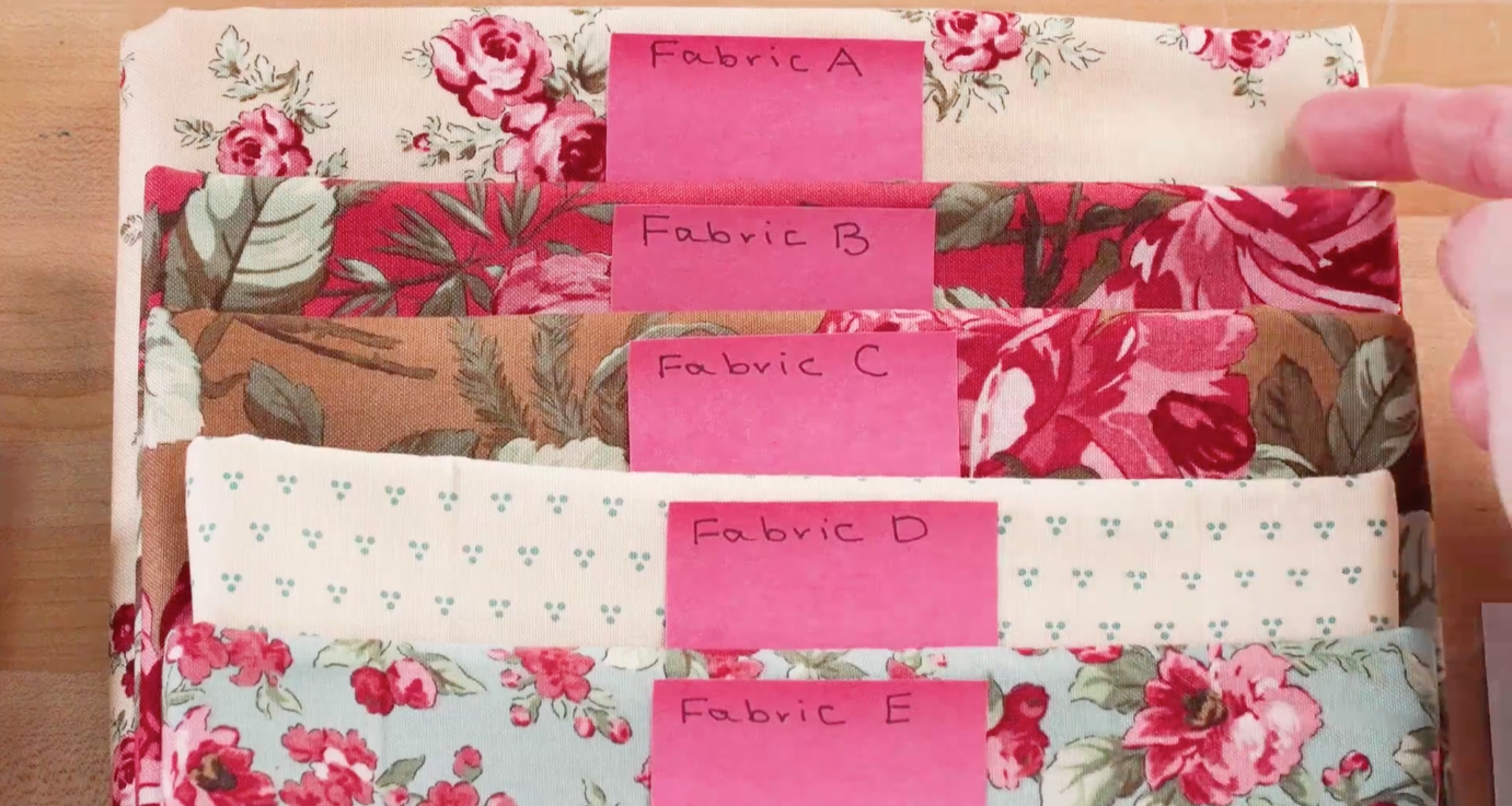 Fabric Labeled in Order