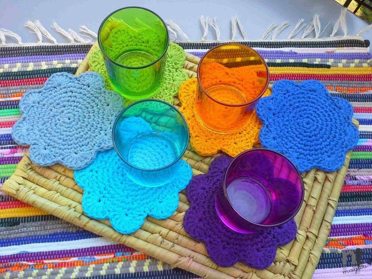 crochet coasters free pattern