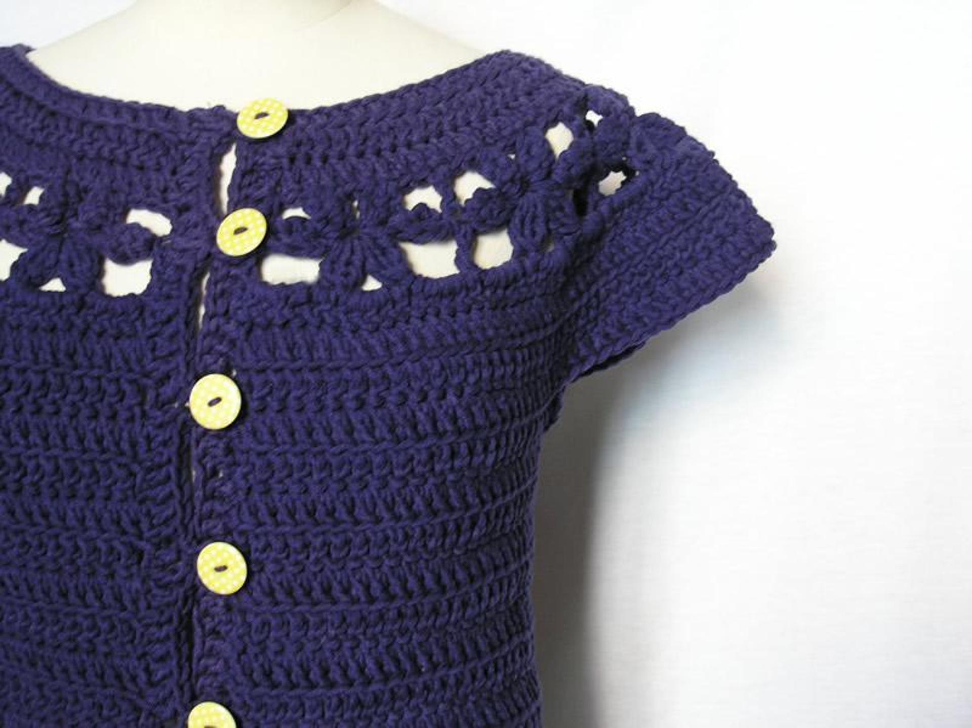 plus size floral cardigan crochet pattern