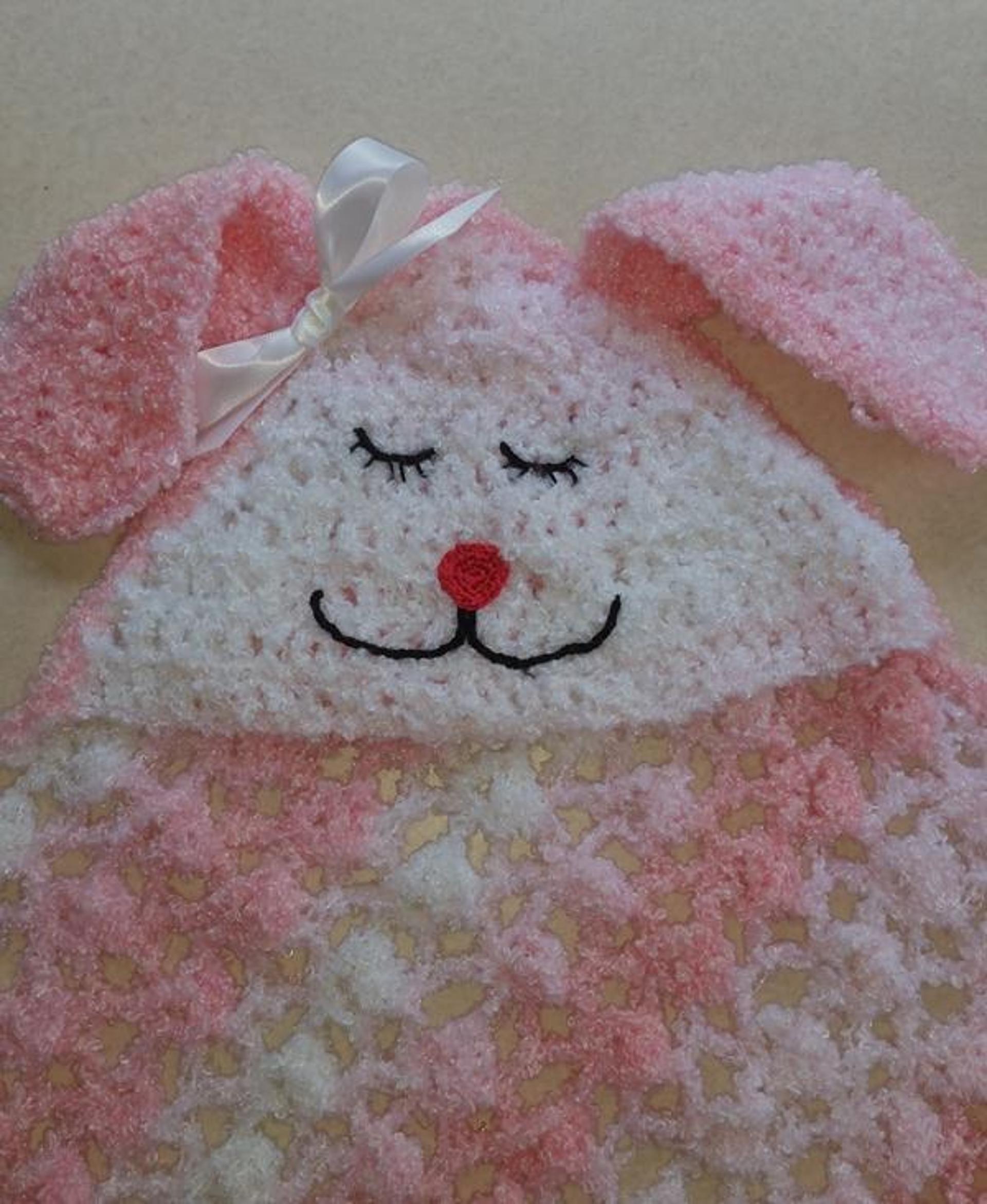 bunny blanket crochet pattern