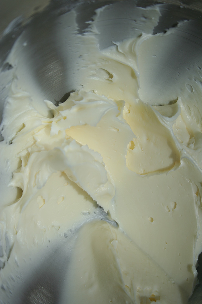 Creamed butter
