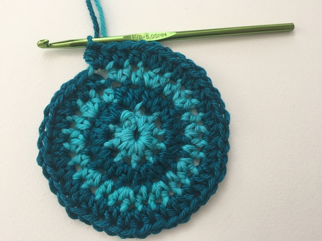 crochet spiral round 4