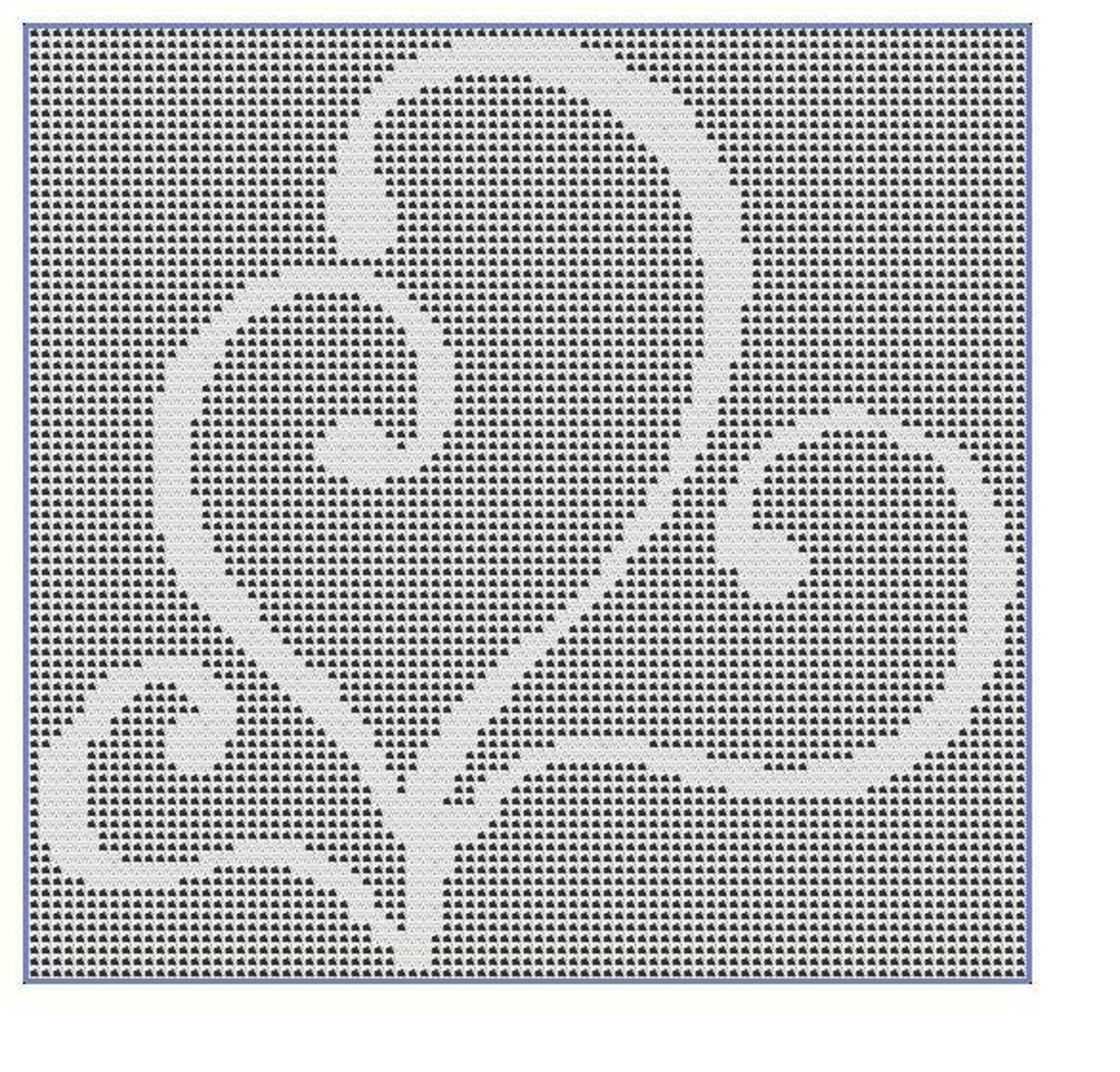 filet crochet swirls free pattern