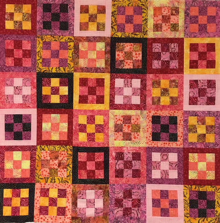 Framed Nine Patch Quilt