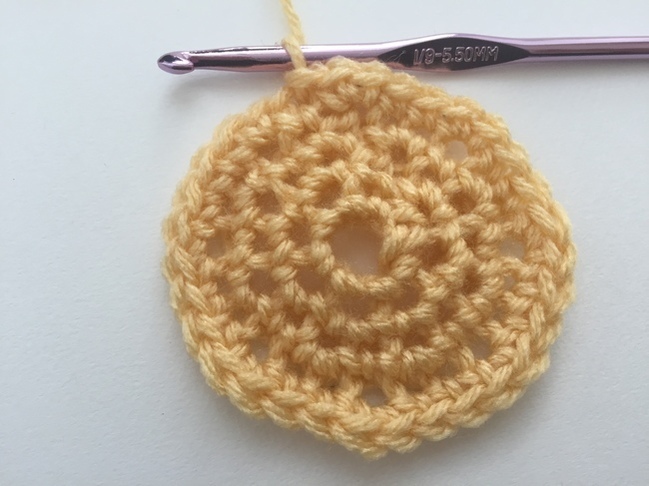 front loop crochet in the round