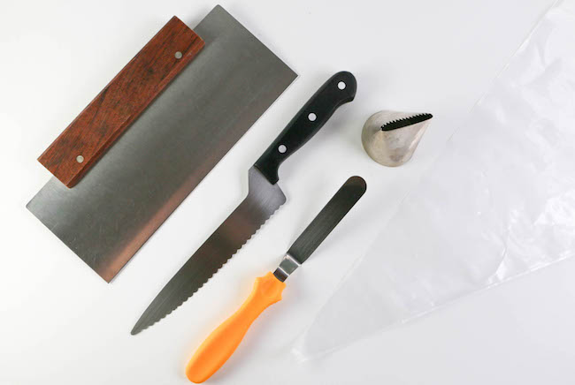 Tools For Frosting a Cake