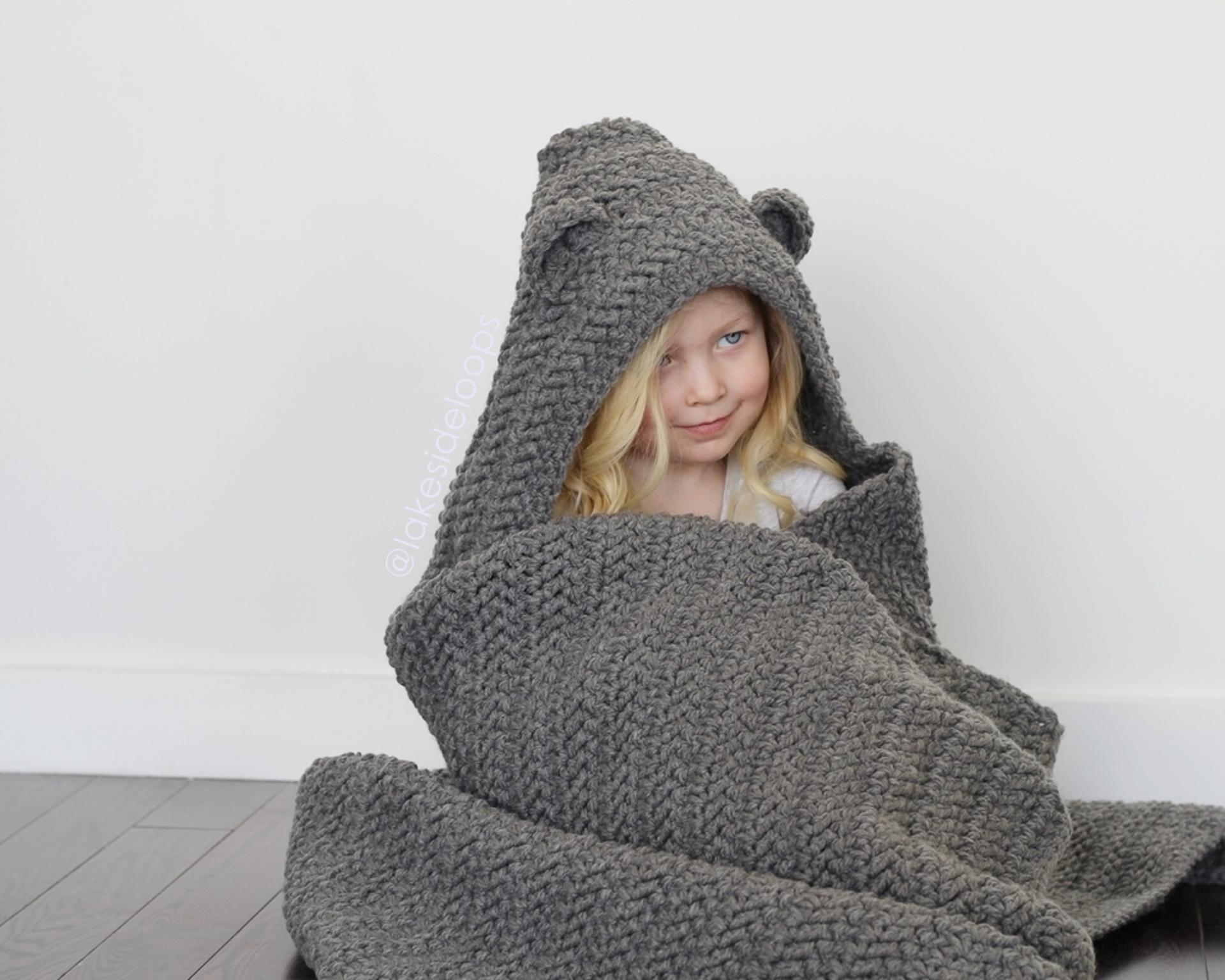 jensen hooded blanket crochet pattern