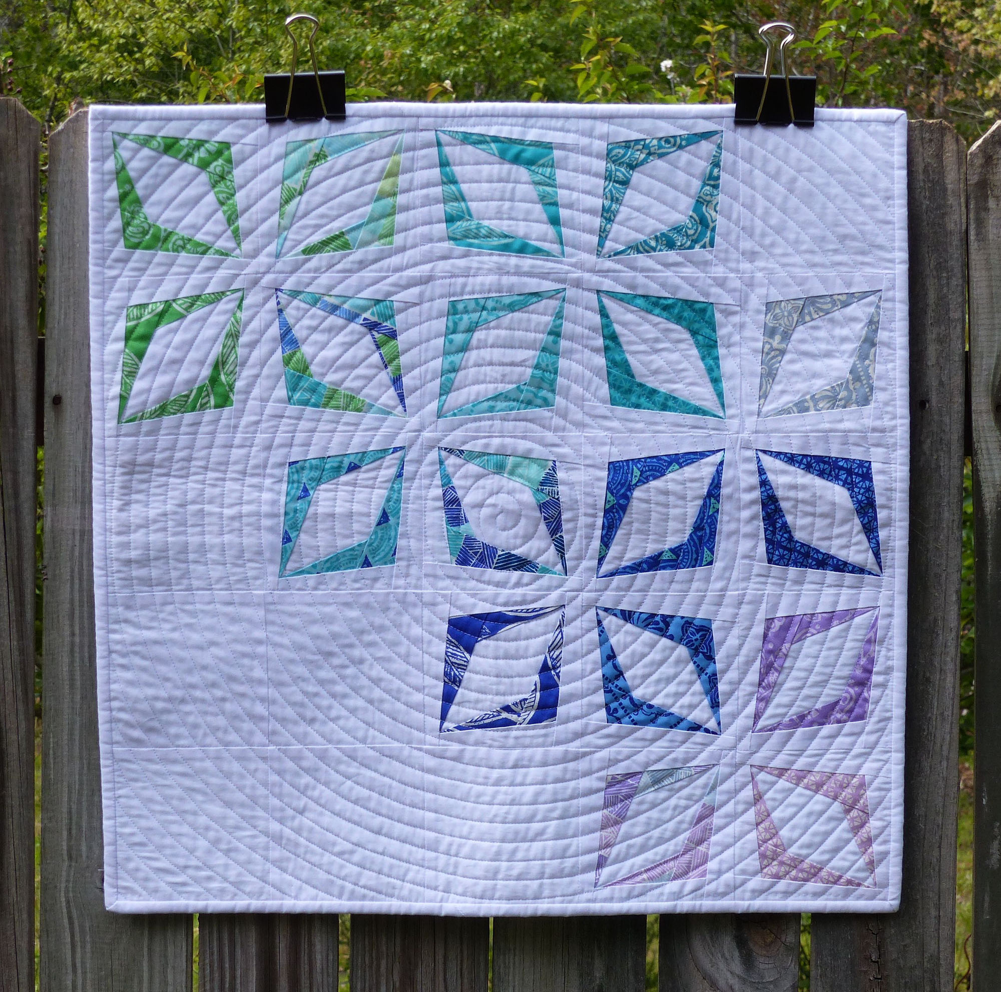 Kite Block quilt by Sylvia Schaefer