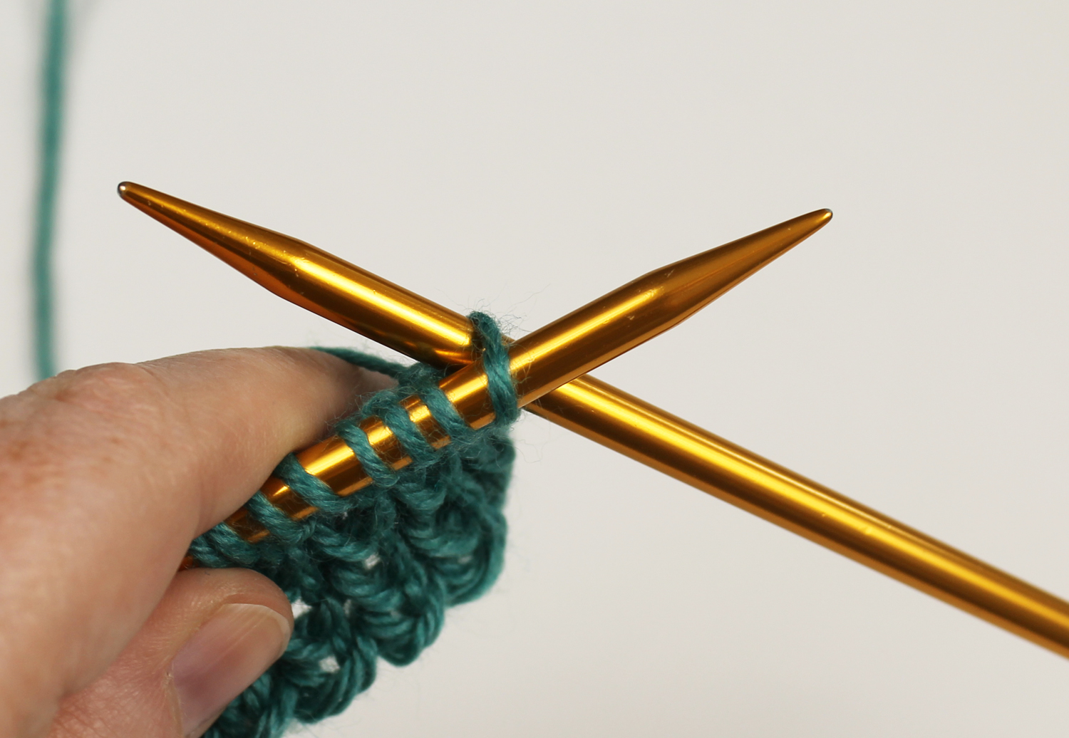 Knitting through the back loop