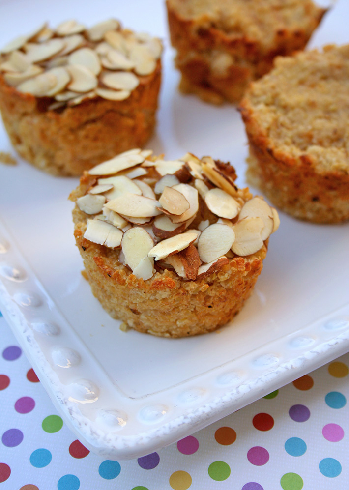 3 ingredient quinoa muffins