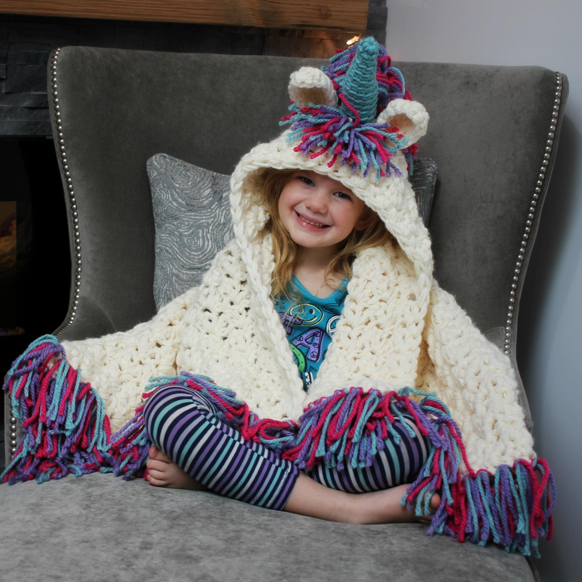 unicorn blanket crochet pattern