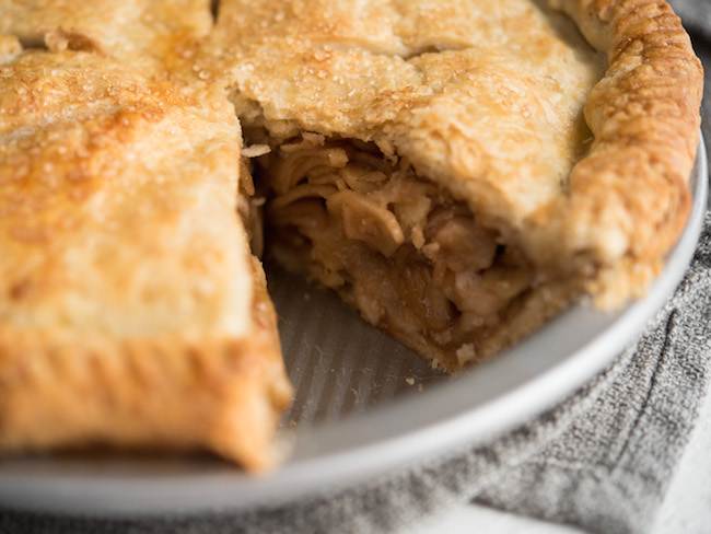 Apple Pie With One Slice Removed