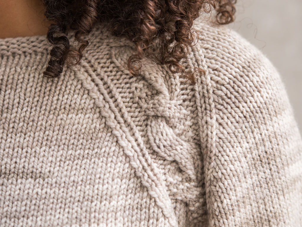 Zadie Sweater Shoulder Detail