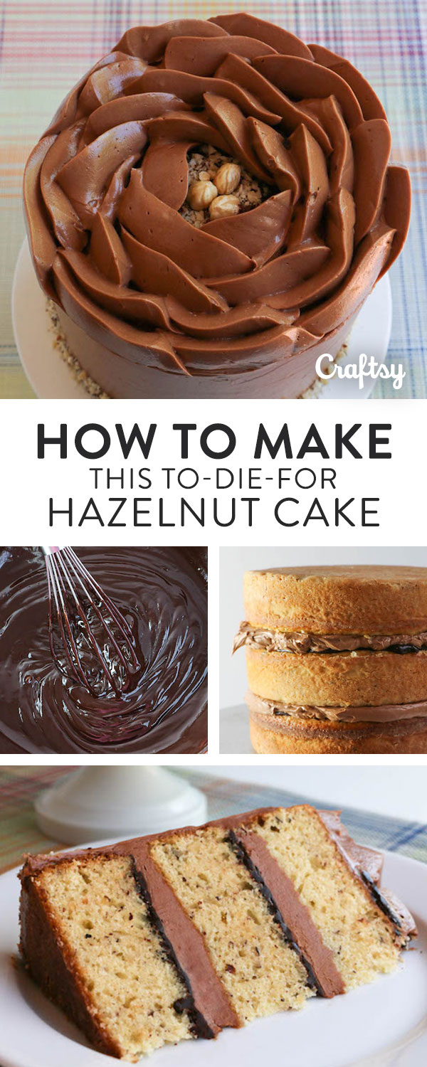 Make this heavenly hazelnut cake with our recipe and decorating tutorial