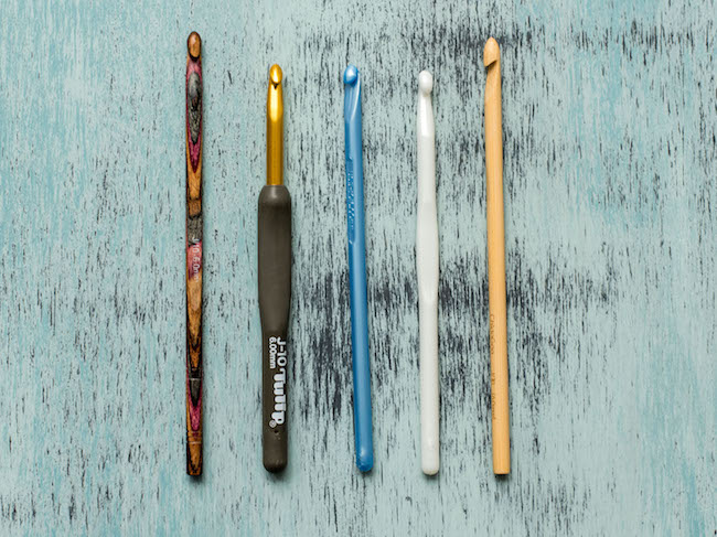 Crochet Hooks Made of Different Materials