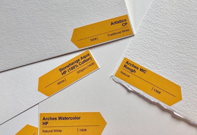 Watercolor Papers to Test