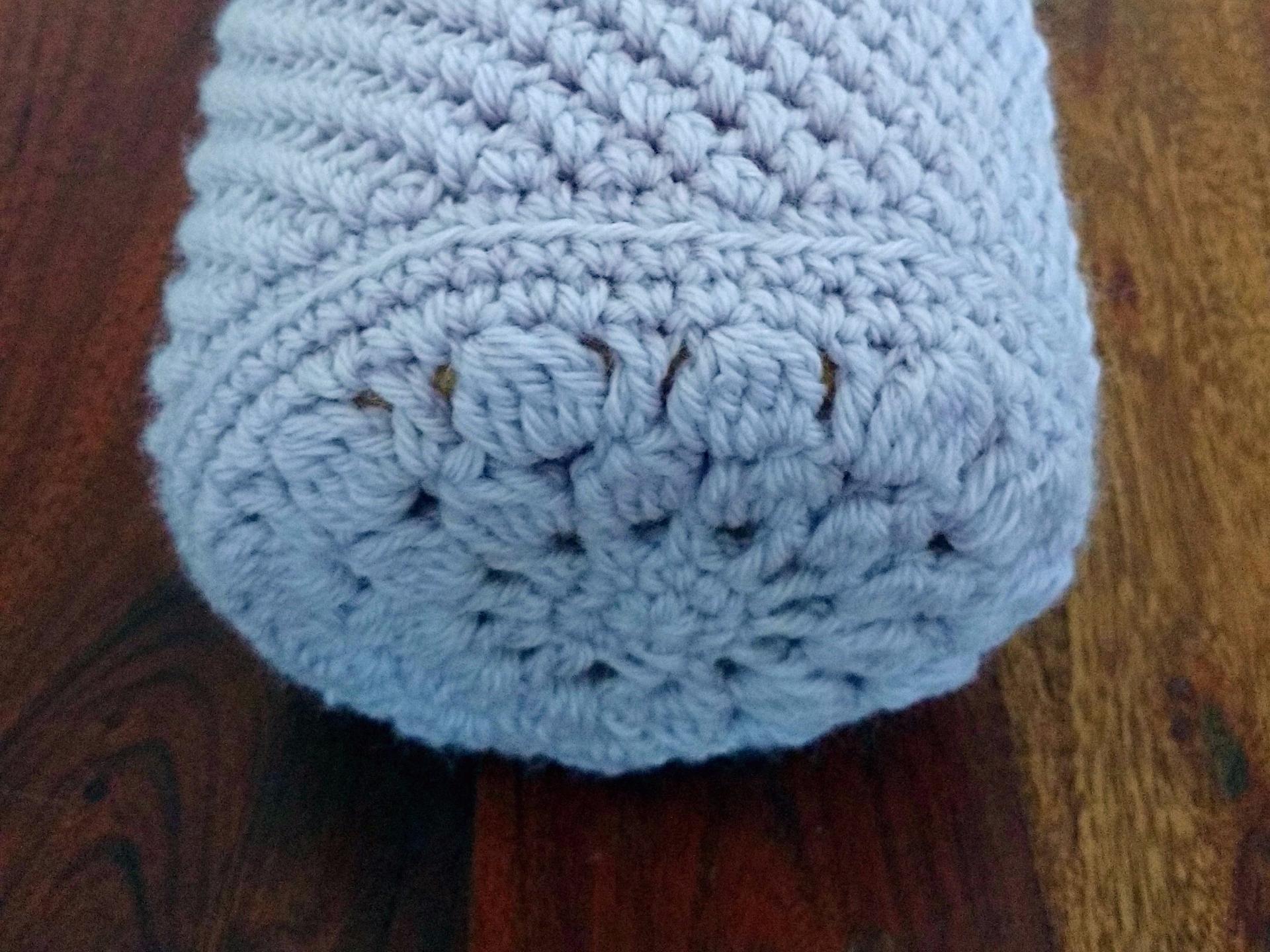 crochet cover for bolster cushion