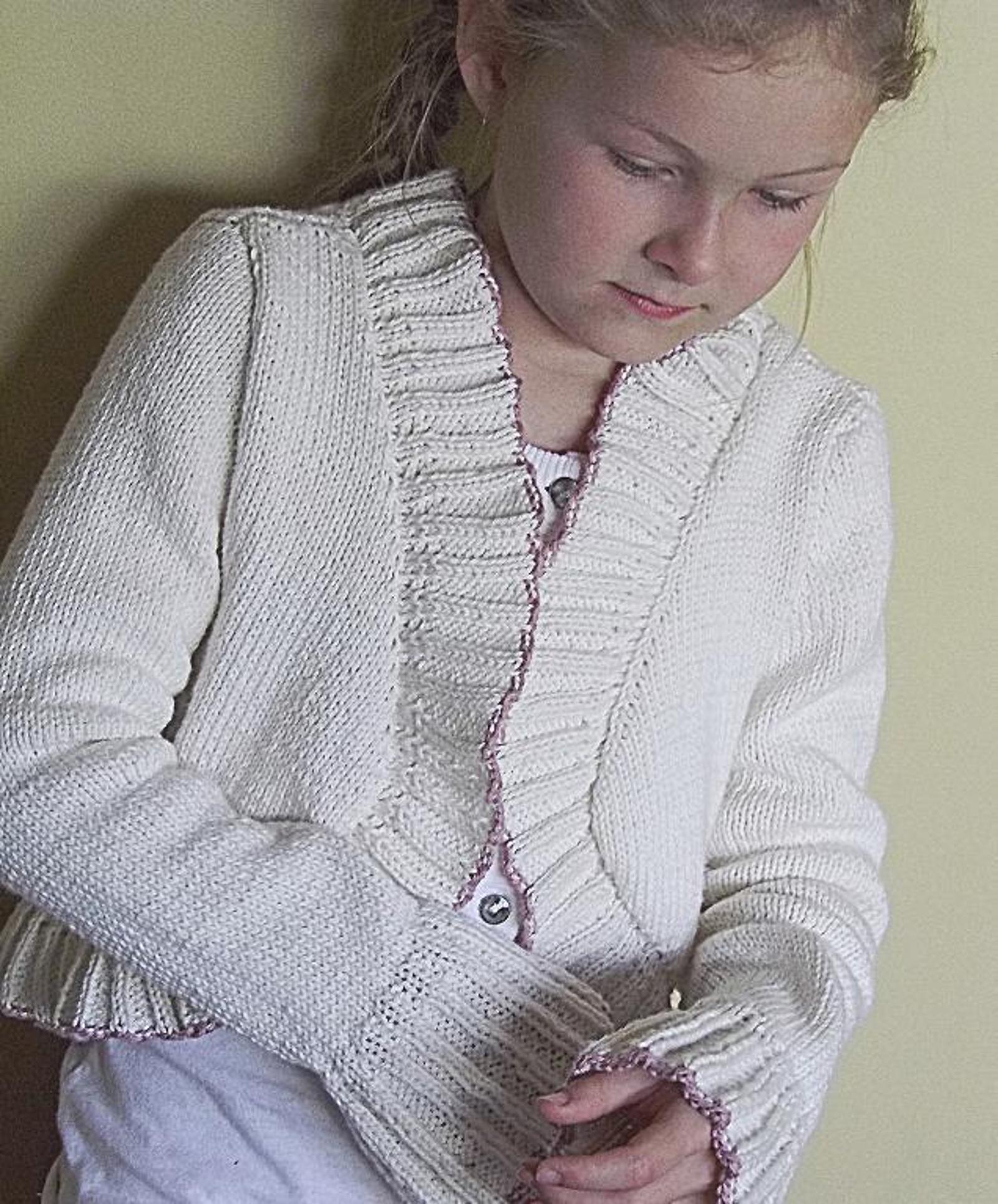 Girls Bolero Knitting Pattern