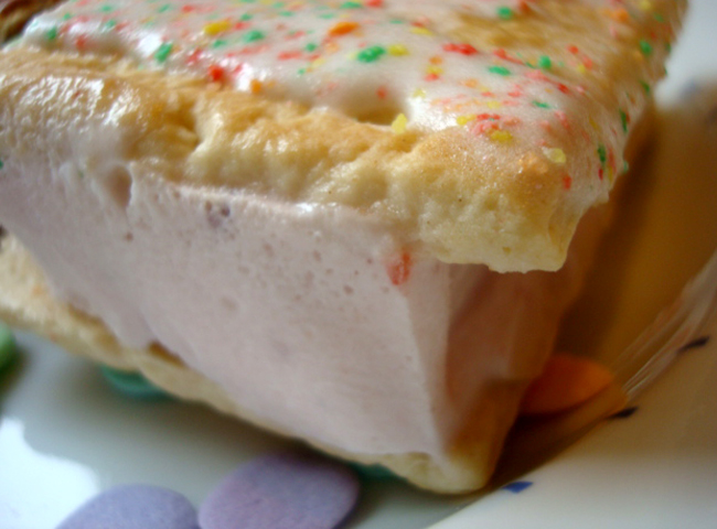 Pop tart ice cream sandwich