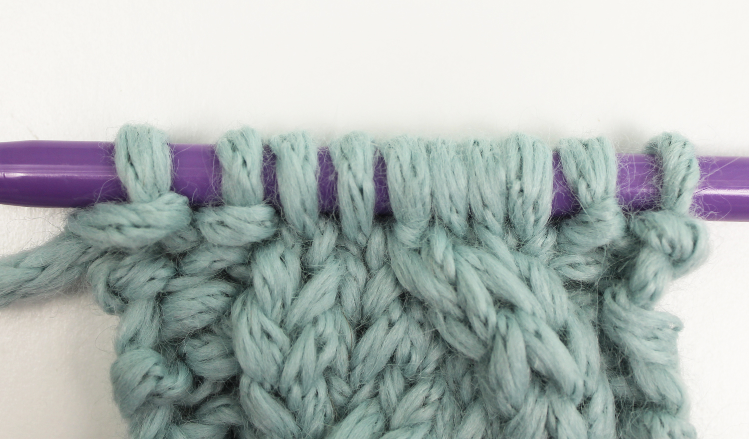 Knit cable braid
